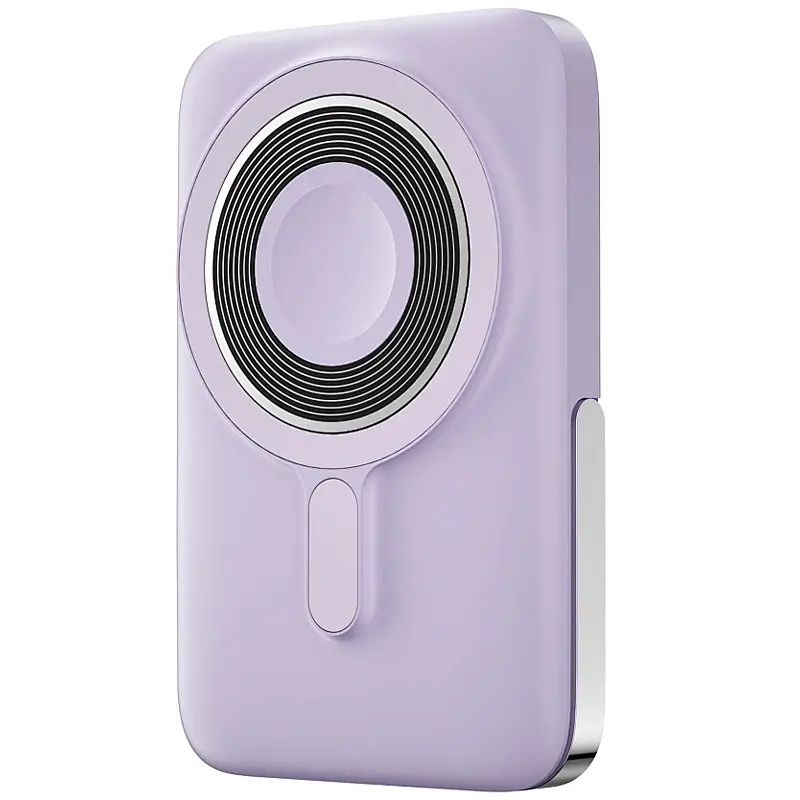 Портативное ЗУ Power Bank WIWU Wi-P018 Elite 3 in 1 из БЗП 10000 mAh Purple - фото 2