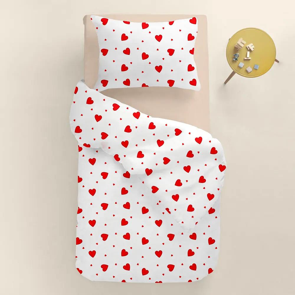 Дитяча постільна білизна в ліжечко RUBY HEARTS CS2 COSAS (4822052399811) - фото 2