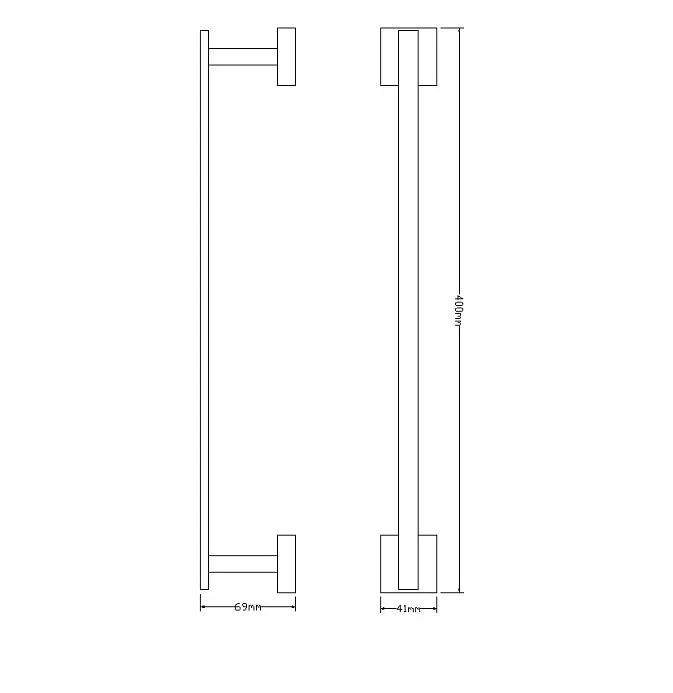 Тримач для рушника Omnires Lift chrome 8124ACR Хром - фото 2