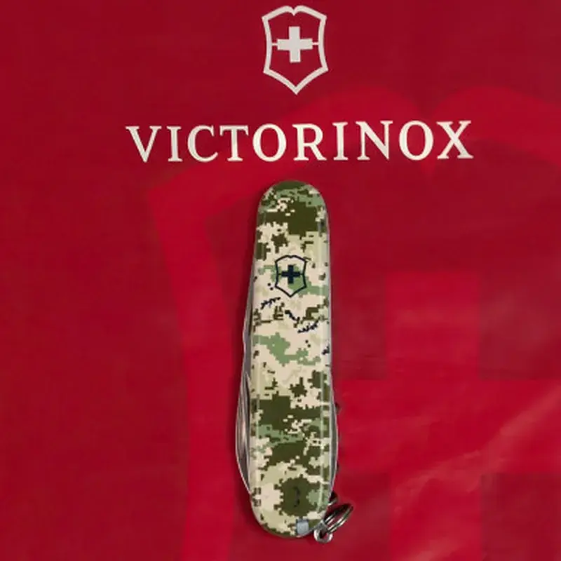 Ніж Victorinox Spartan Army 91 мм Піксель (1.3603.3_W3940p) - фото 9