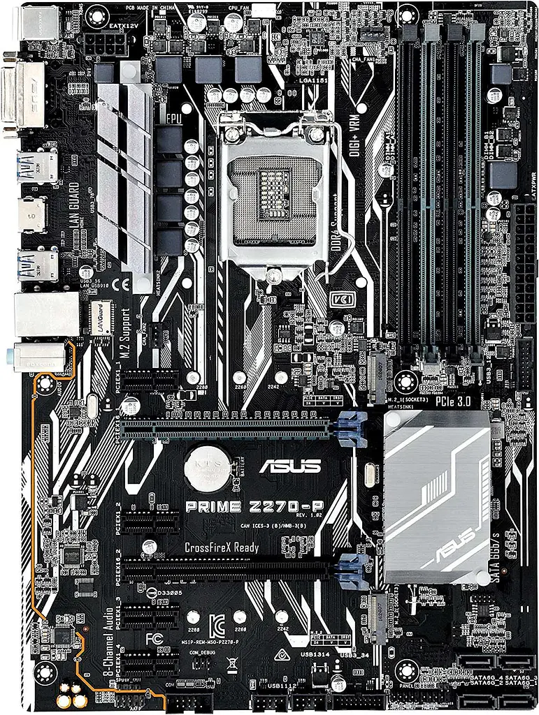 Материнська плата ASUS Prime Z270-P (Prime Z270-P) (Socket 1151, Intel Z270, ATX) Б/в