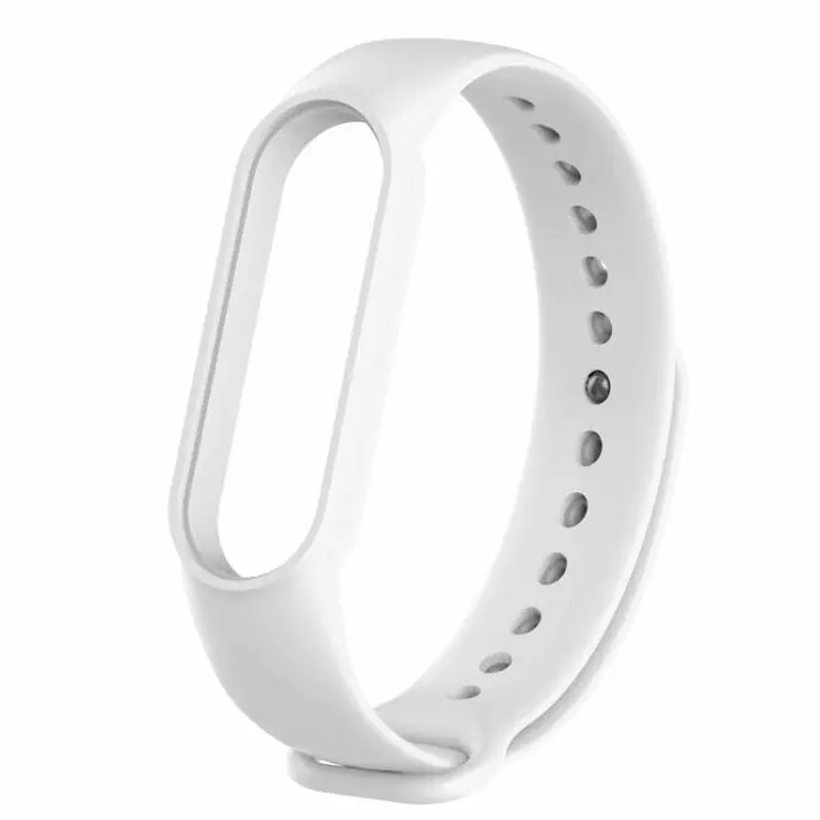 Ремінець силіконовий для Xiaomi MI Band 5 [White] [48701] - фото 2