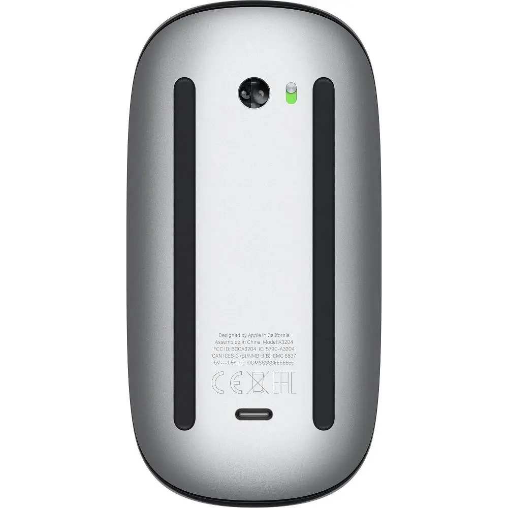 Миша Apple Magic Mouse USB-C Black Multi-Touch Surface (MXK63) - фото 5