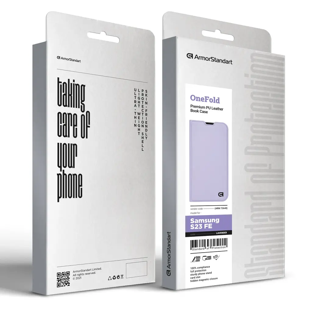 Чохол-книжка ArmorStandart OneFold Case для Samsung S23 FE 5G (SM-S711) Lavender - фото 6