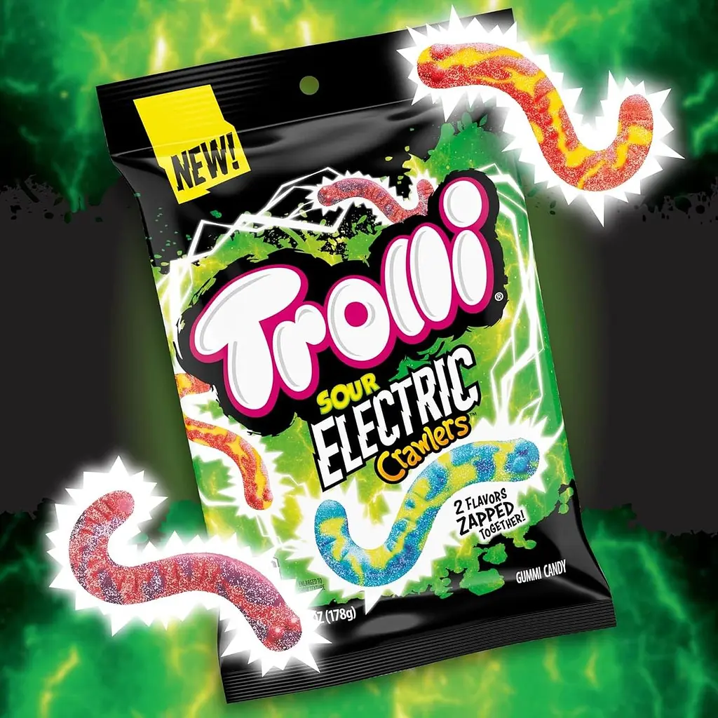 Желейні цукерки Trolli Electric Crawlers Candy 120г - фото 2