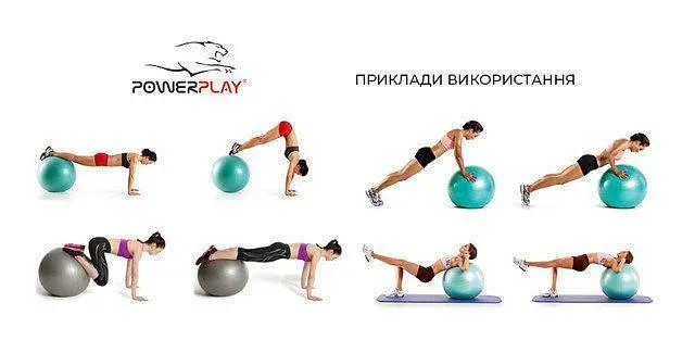 М'яч для фітнесу PowerPlay 75 см fit0008744 - фото 9