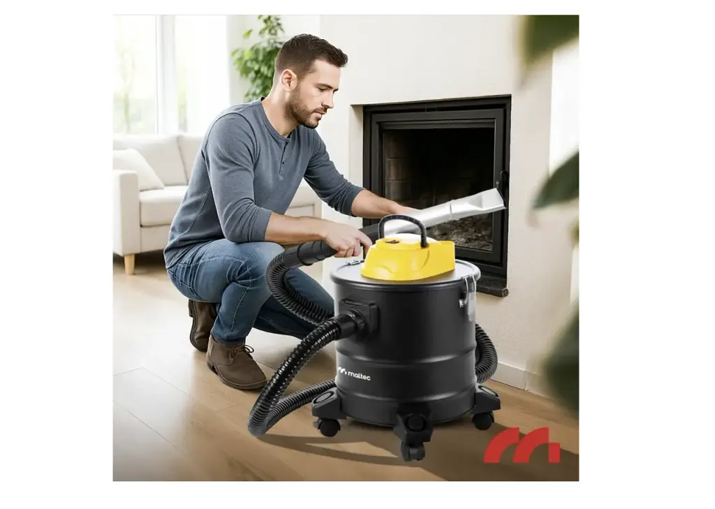 Будівельний пилосос для збирання золи MalTec TurboVac ML1800-ASH із функцією видування, 18 л - фото 8