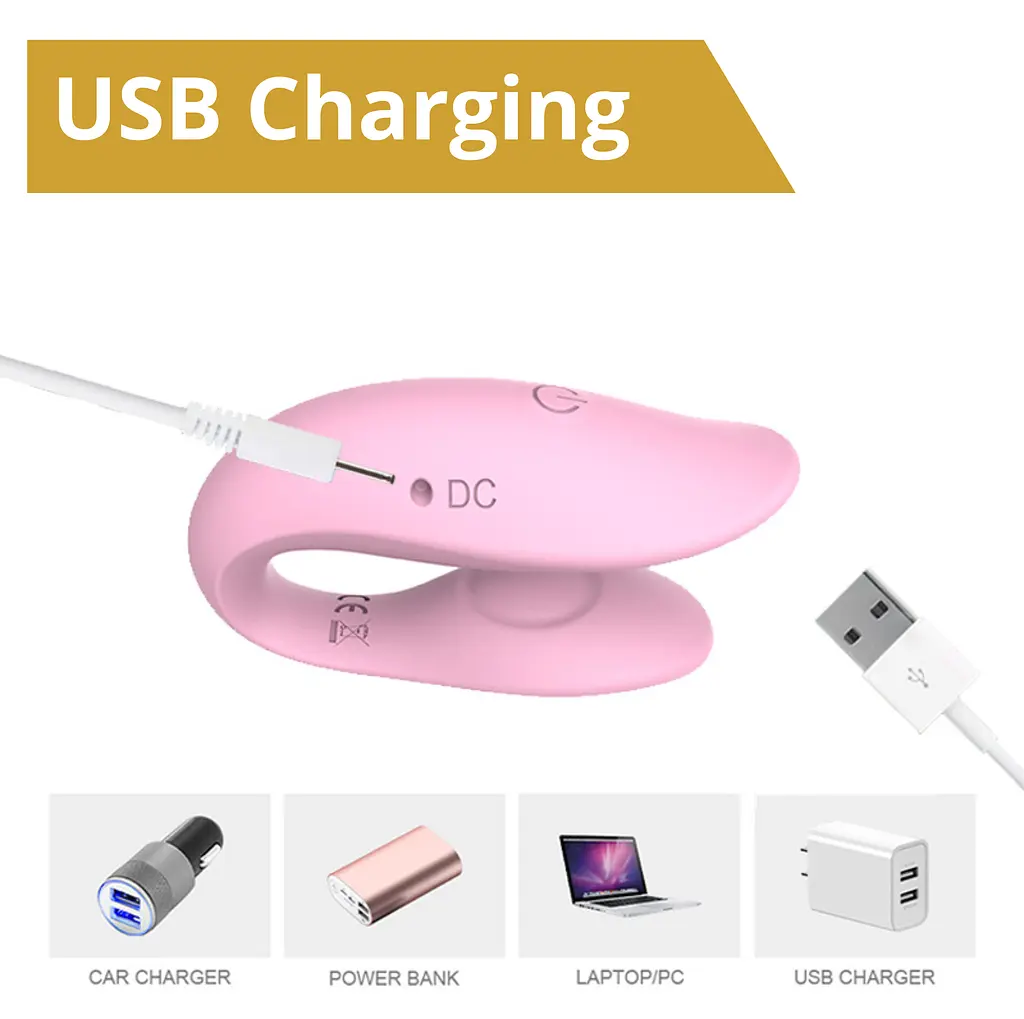 Вібратор Erospace Sweet Play C-Type Vibrator App Control A7 - фото 8