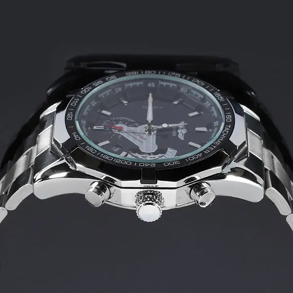 Наручний годинник чоловічий Winner Titanium Сріблястий (130) - фото 6