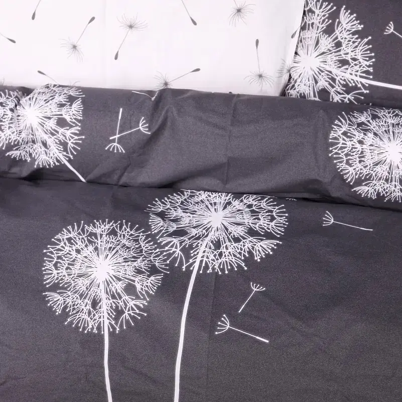 Пододеяльник MirSon Silver Dandelion Ranforce Elite 143х210 см (2200013010371) - фото 3
