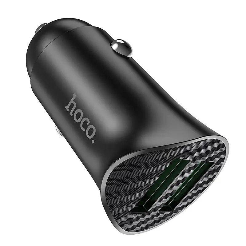 АЗП Hoco Z39 Farsighted QC3.0 18W (2USB-A) Чорний - фото 3