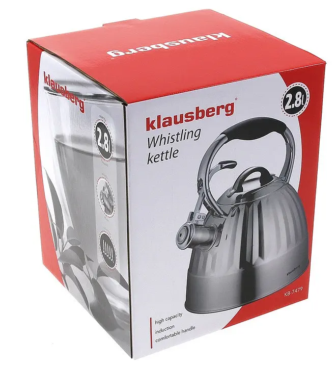 Чайник із свистком Klausberg KB-7479 2.8 л. - фото 8