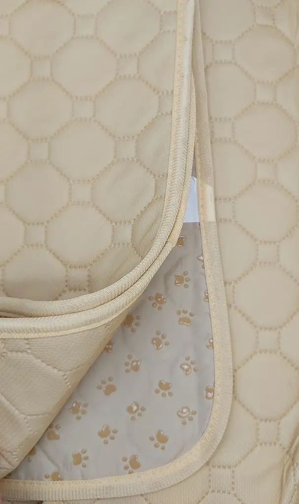 Багаторазова пелюшка для собак Pelushka Beige 120х180 см - фото 6