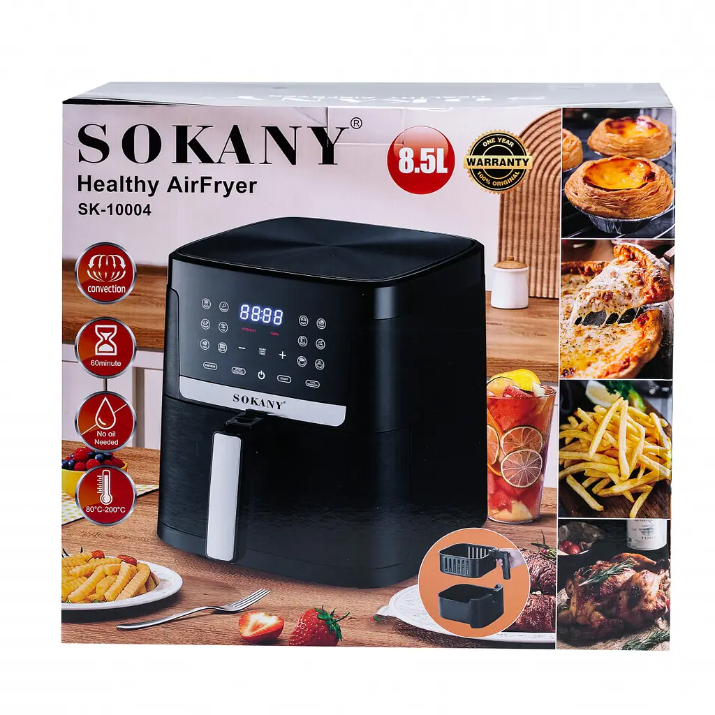 Мультипіч-аерофритюрниця Sokany SK-10004 8,5 л - фото 8