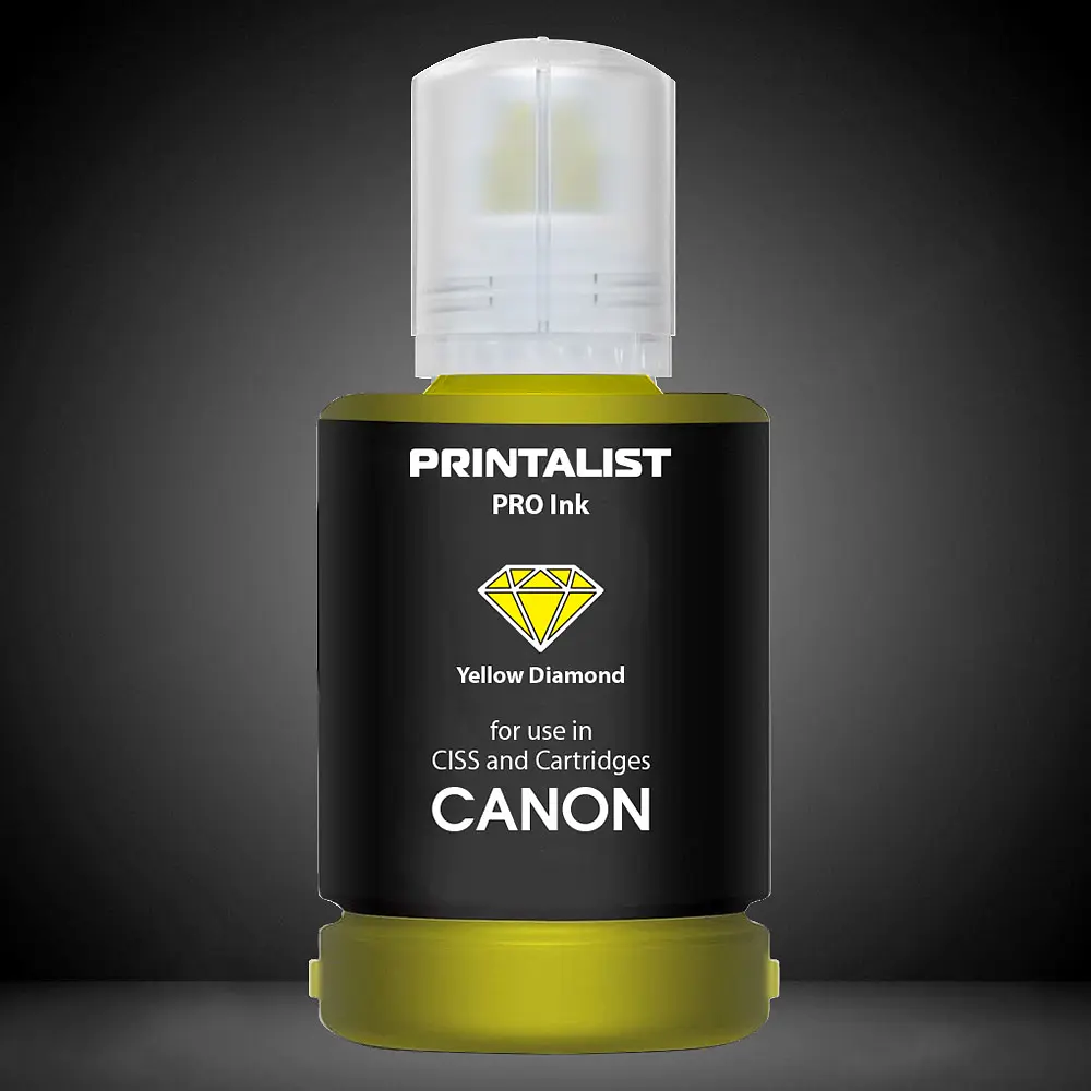 Чорнило PRINTALIST для Canon 140г Yellow водорозчинне (PL-INK-CANON-Y) - фото 6