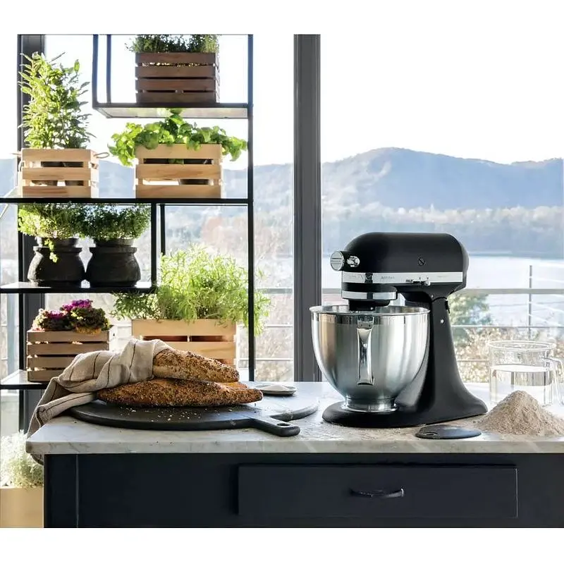 Планетарний міксер KitchenAid Artisan 4.8 л чорний (5KSM185PSEOB) - фото 13