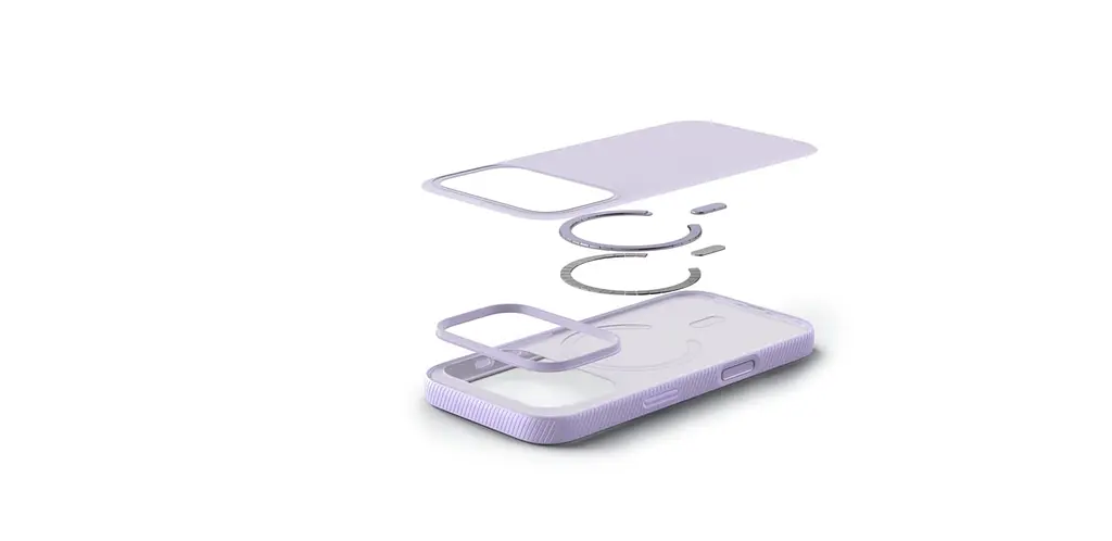 Чохол Belkin для iPhone 17 Pro, Magnetic Protective Grip, Lavender teh0019349 - фото 3