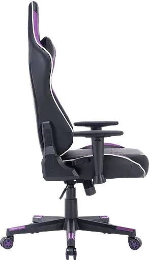 Геймерское кресло GT Racer черное с фиолетовым (X-2528 Black/Purple) - фото 3