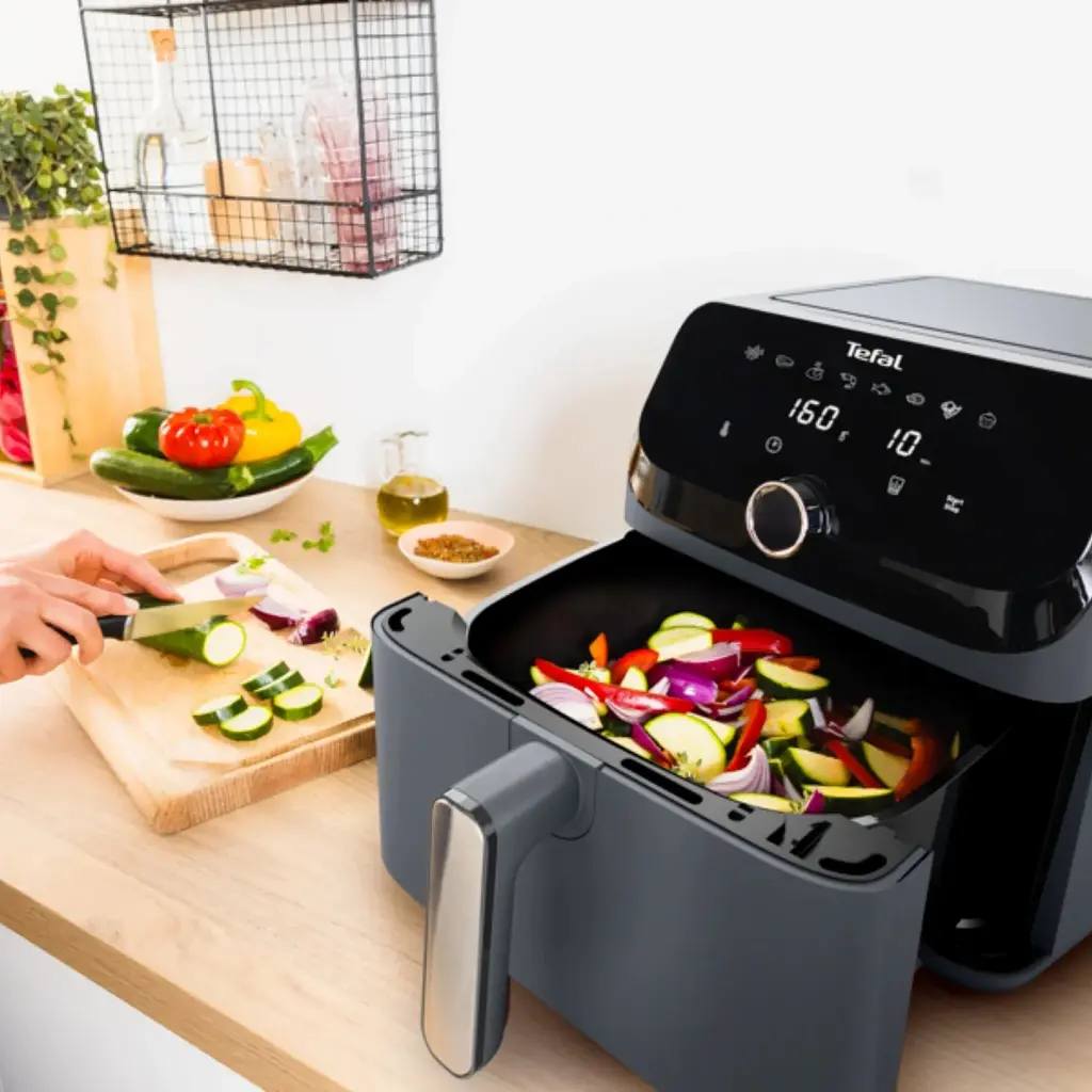 Мультипечь Tefal Easy Fry Mega 1700 Вт темно-серая (EY855BE0) - фото 5