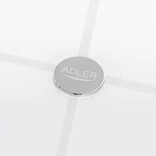 Аналітичні ваги підлогові Adler AD 8187 з додатком FitGo до 180 кг пам'ять 8 користувачів 12 показників Білі - фото 2