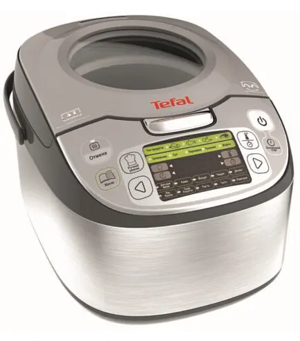 Мультиварка Fuzzy Logic, 750Вт, чаша-5л, електронне керув., пластик, сірий Tefal kuh0015031 - фото 3