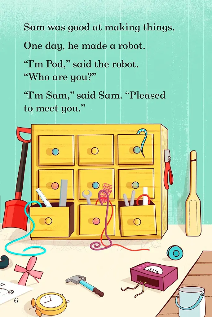Ladybird Readers. Level 4. Sam and the Robots - фото 4