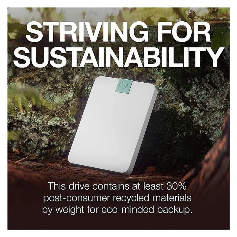 Зовнішній жорсткий диск 2.5" USB 2.0TB Seagate Ultra Touch Cloud White (STMA2000400) - фото 9