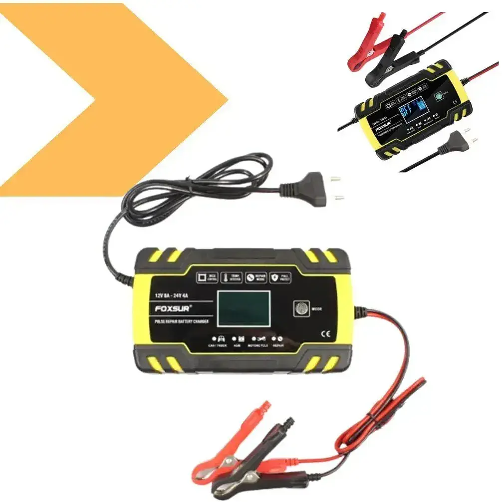 Зарядний пристрій XPRO Foxsur 12V 8A (43220-F8a_568) - фото 7