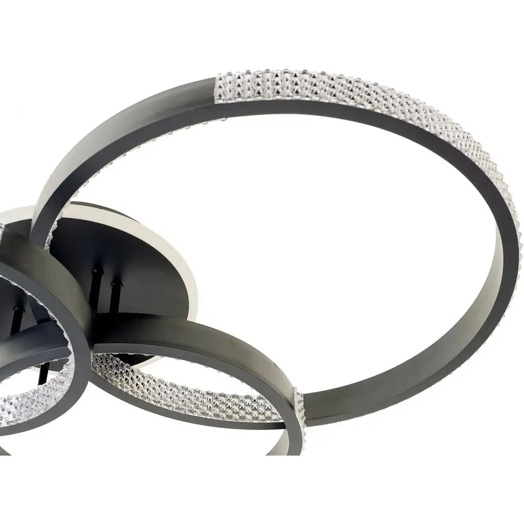 Люстра Brille светодиодная 87W WW+NW+CW BK (WBL-58C/4) - фото 3