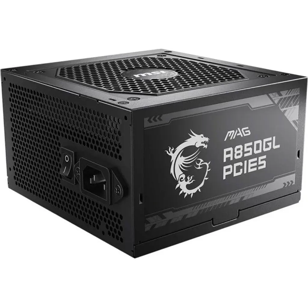 Блок живлення MSI MAG A850GLS PCIE5 850W Black [149307] - фото 3