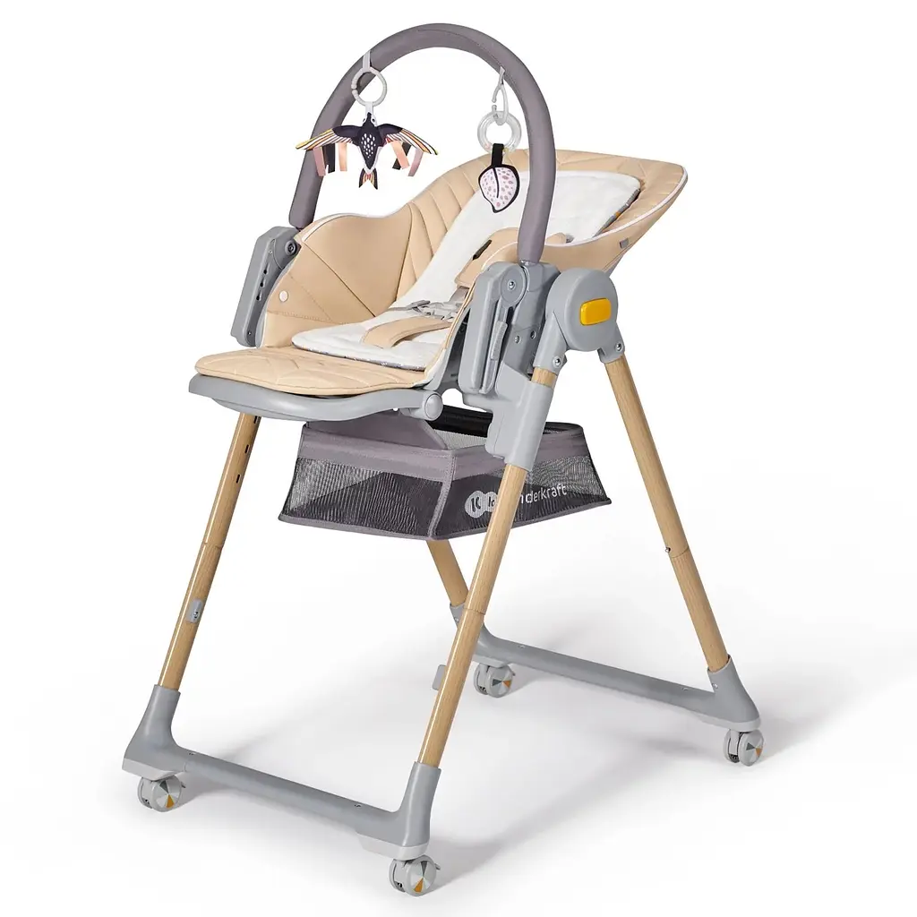 Стульчик для кормления Kinderkraft Lastree Wood 2 в 1 (5902533917303) - фото 4