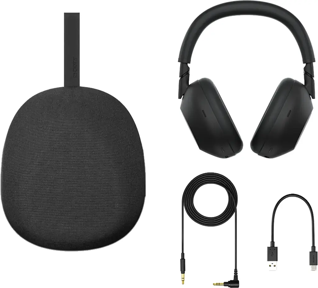 Наушники Over-ear WH-1000XM6 BT 5.3, ANC, Hi-Res, AAC, LDAC, LC3, Wireless, Mic, Черный Sony teh0013064 - фото 3