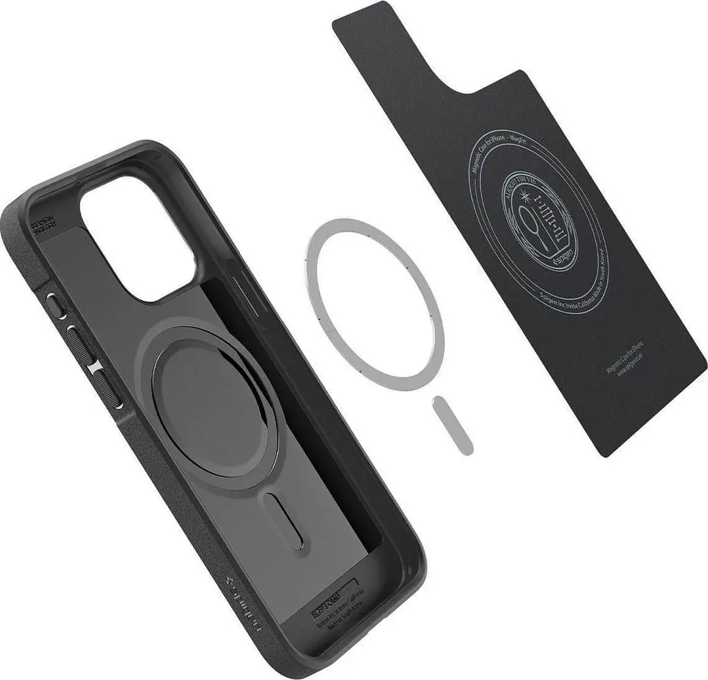 Оригінальний протиударний чохол Iphone 15 Pro Max Spigen Core Armor MagSafe (MagFit) Black ACS06442 - фото 4