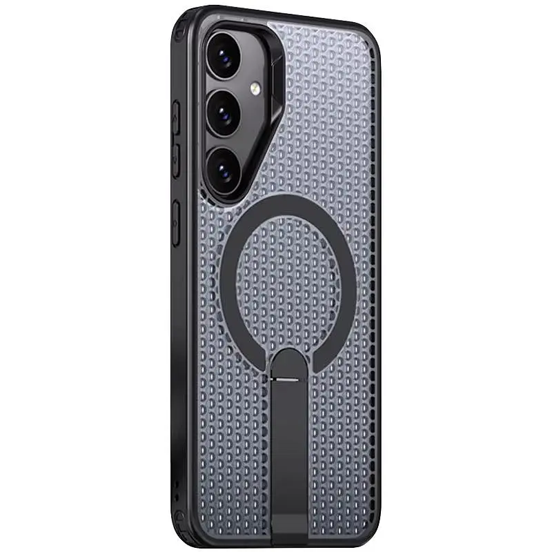 Чохол Epik TPU Breeze with MagSafe stand для Samsung Galaxy S26/S26 Pro Black - фото 2
