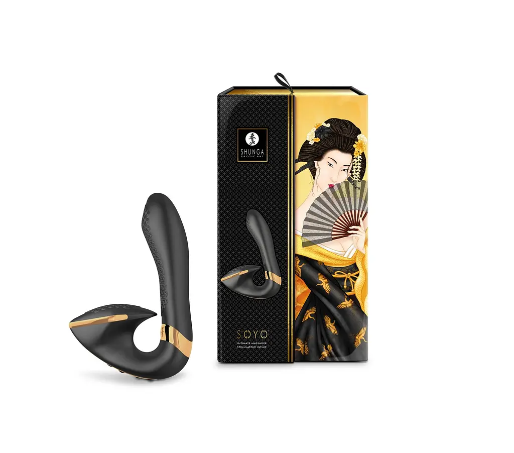 Вібратор Shunga - Soyo Intimate Massager Black Shunga SO6908 92744 - фото 2