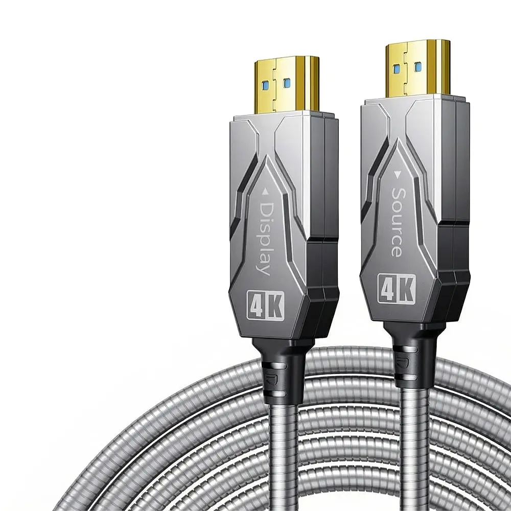 Кабель оптичний армований HDMI 2.0 100m Dtech DT-HF2100K (74-00156) - фото 3