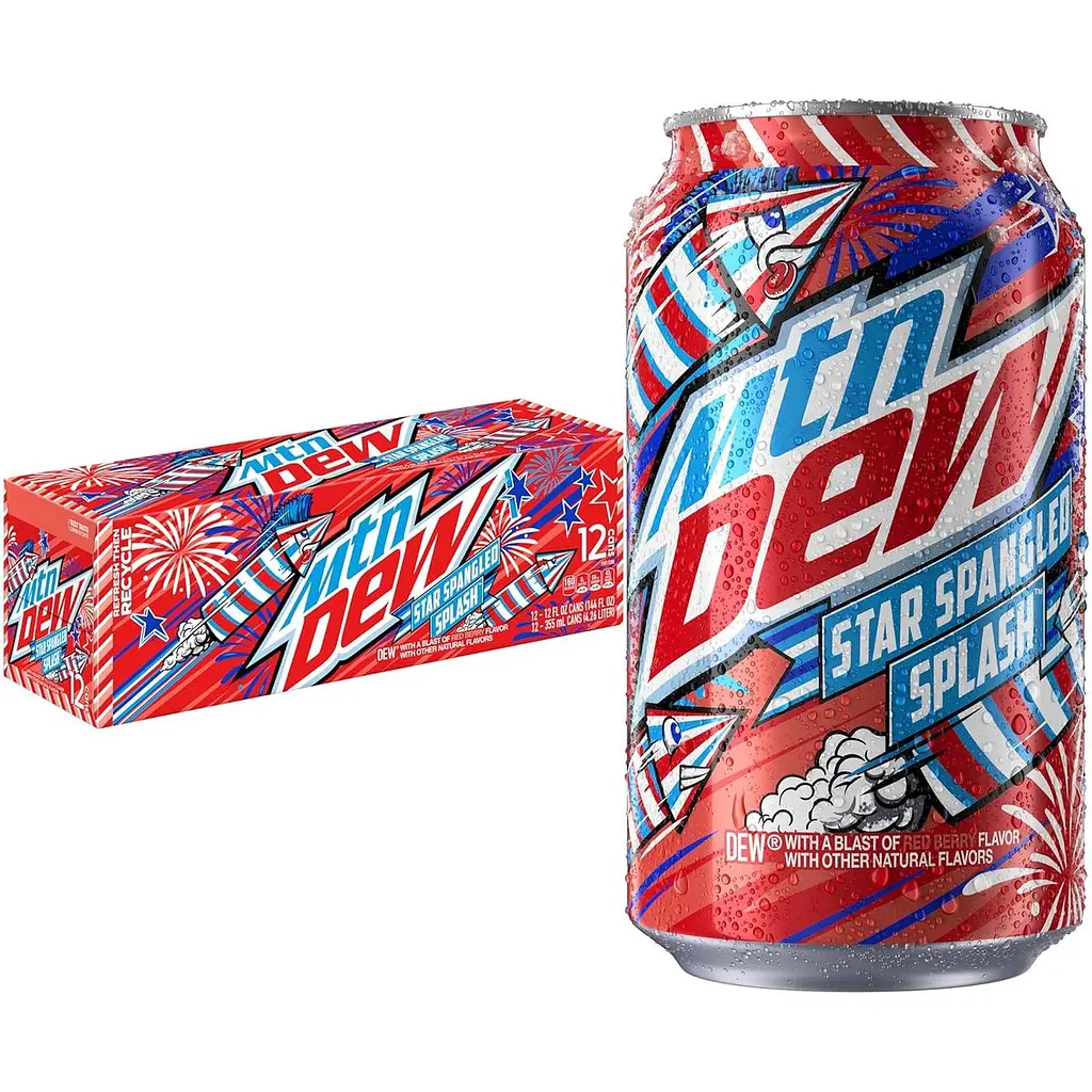 Газований напій Mountain Dew Star Spangled Splash 355 мл - фото 2