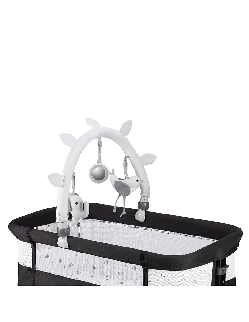 Кроватка приставная Momi Revo Dark Grey - фото 4