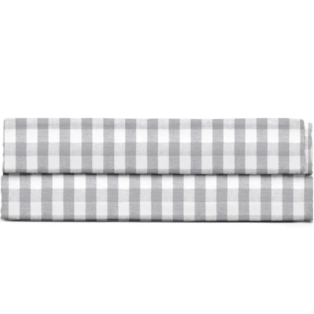 Дитяче простирадло Cosas Gray Check 110х160 см сіро-біле (GrayCheck_110x160)