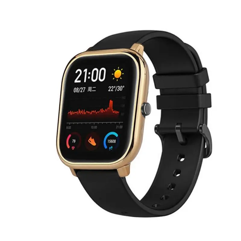 Защитный бампер Tamister для смарт-часов Amazfit GTS розовое золото - фото 5