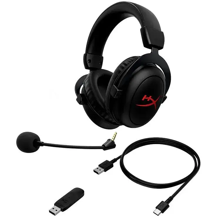 Навушники з мікрофоном HyperX Cloud II Core Wireless Black (6Y2G8AA) - фото 7