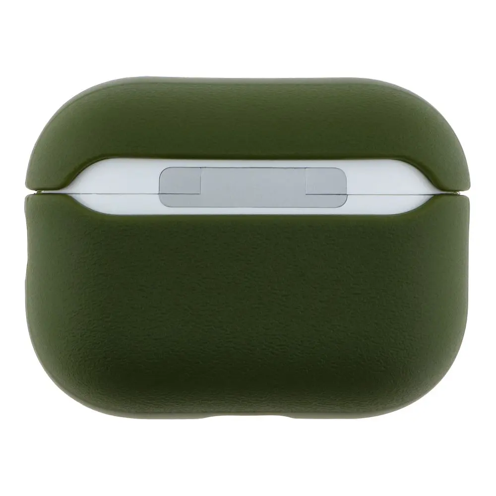 Футляр із нейлоновим шнурком Spigen Leather Armor Airpods Pro Pitch Green (35261_3345598) - фото 5