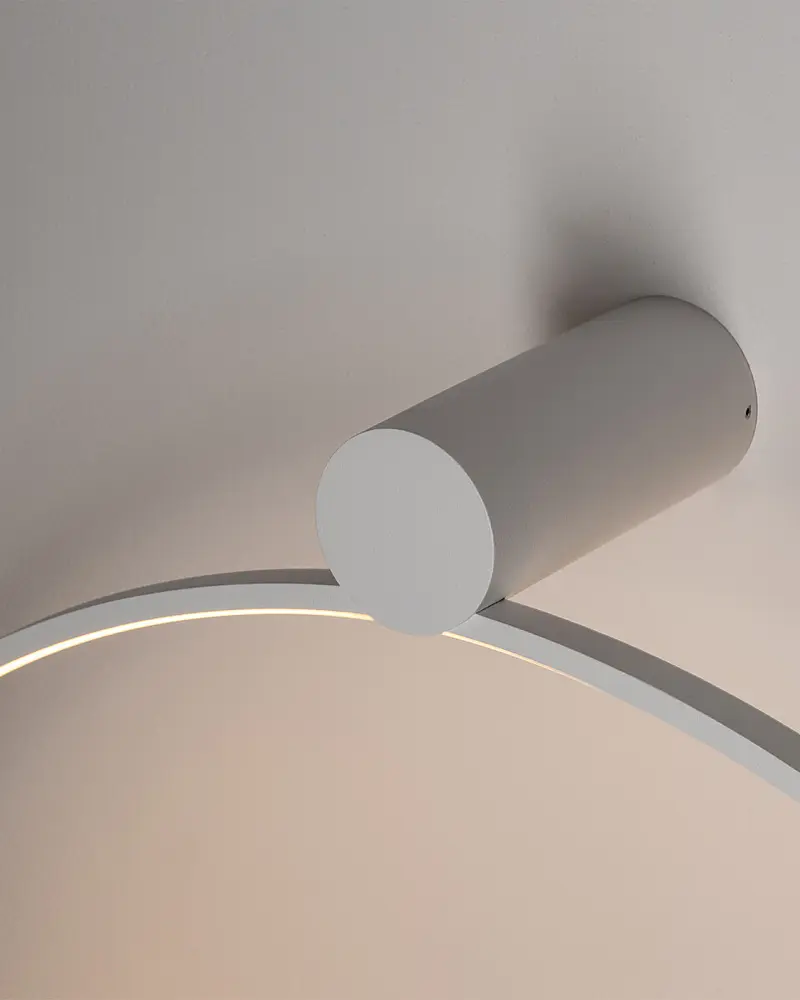 Люстра Nowodvorski 11603 Circolo LED M 1x21W 3000K 660Lm IP20 Белая - фото 5