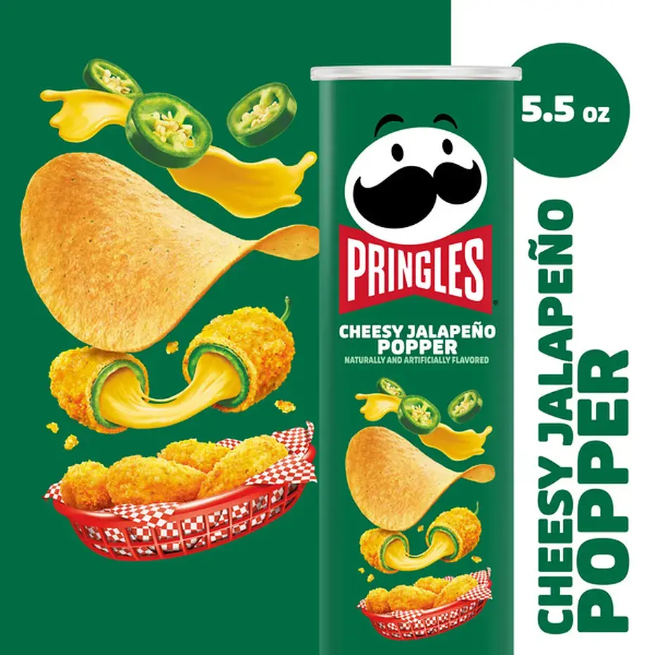 Чіпси Pringles Cheesy Jalapeno Popper 158 г - фото 3