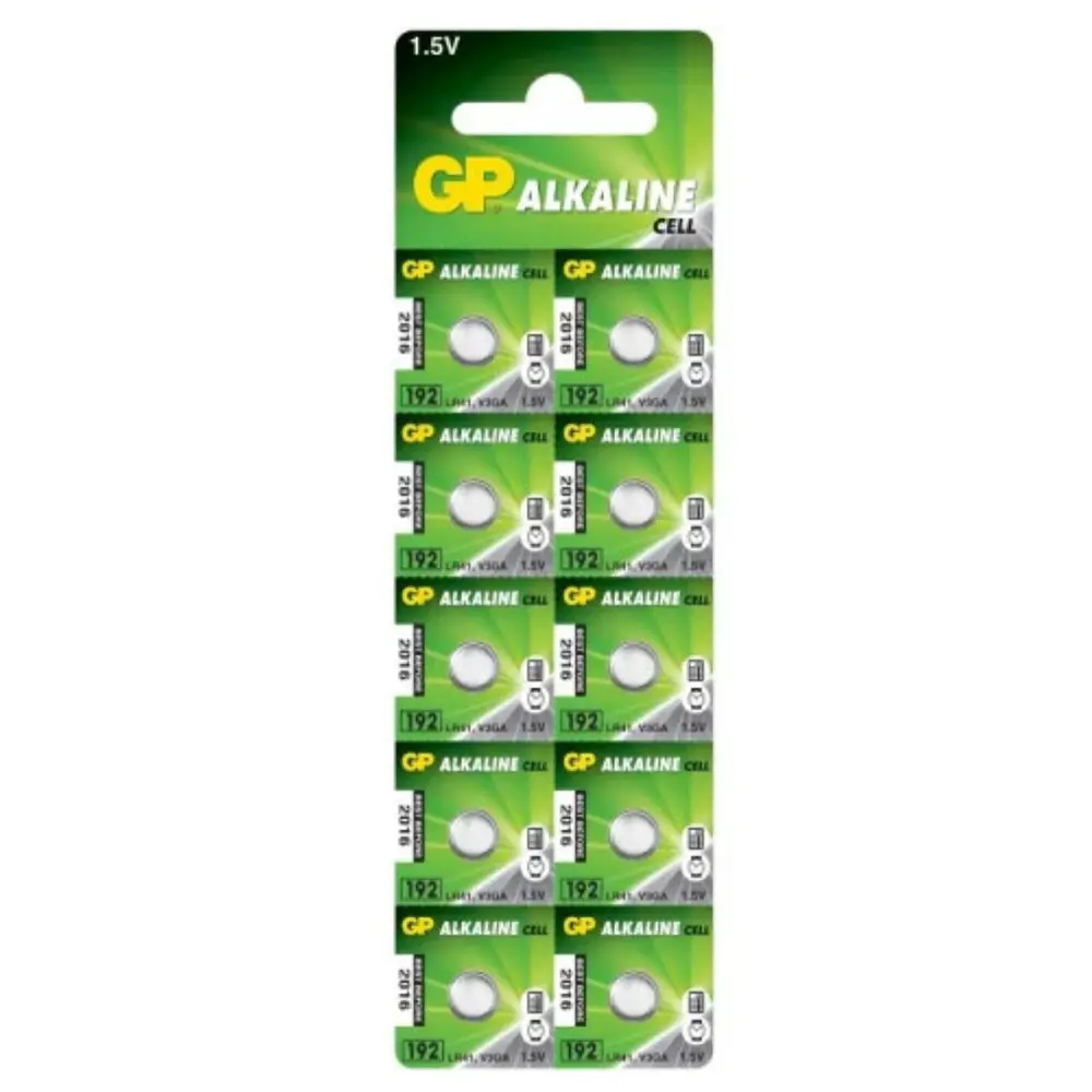 Батарейка GP 192/LR41/AG3 Alkaline (10шт)