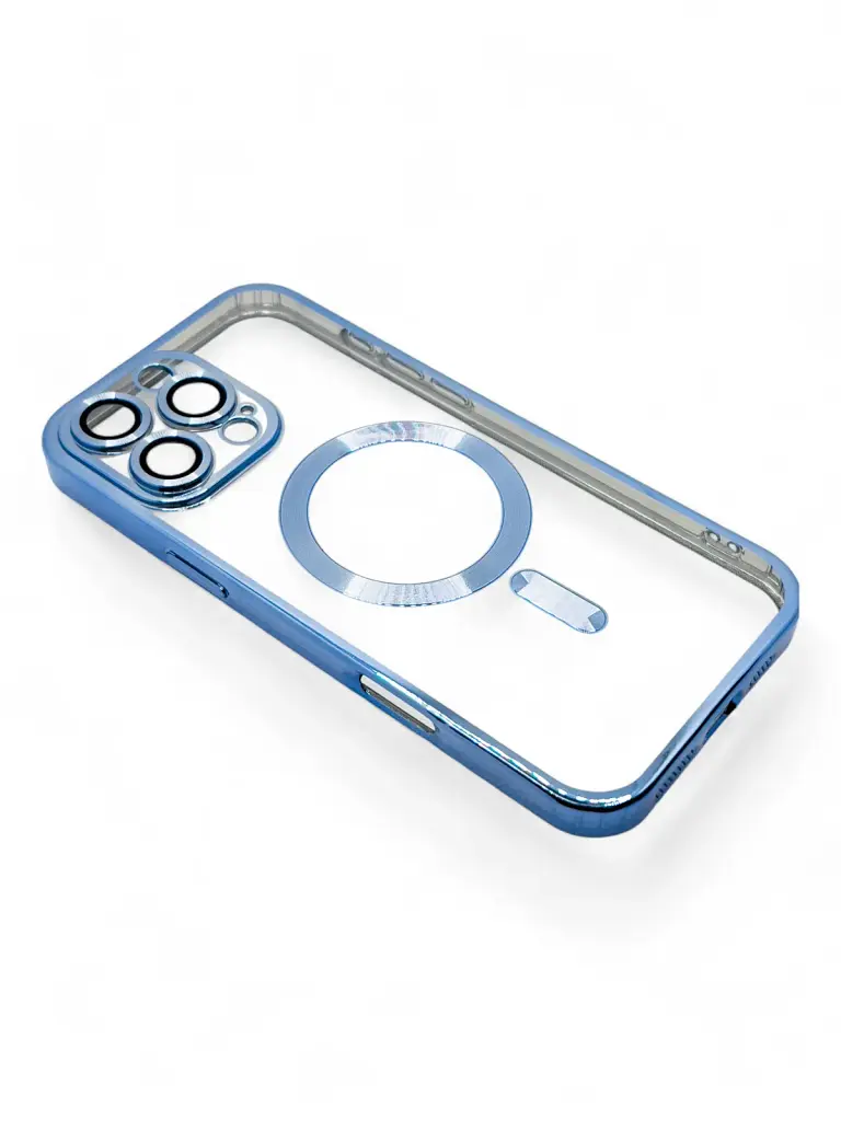 Чохол до мобільного телефона BeCover TPU Chrome Case (MagSafe) для Apple iPhone 16 Pro Max Sierra Blue (712087) - фото 4