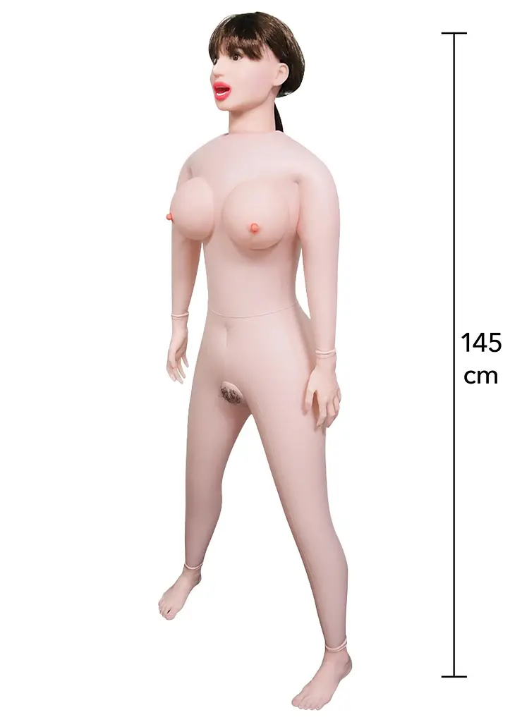 Секс-лялька Hidden Desire Foxy Roxy Inflatable Doll (тілесний) - фото 2