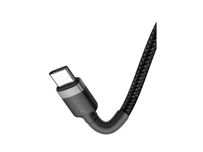 Кабель BASEUS Type-C PD2.0 60W (20V 3A) 2m (CATKLF-HG1) сіро-чорний - фото 4