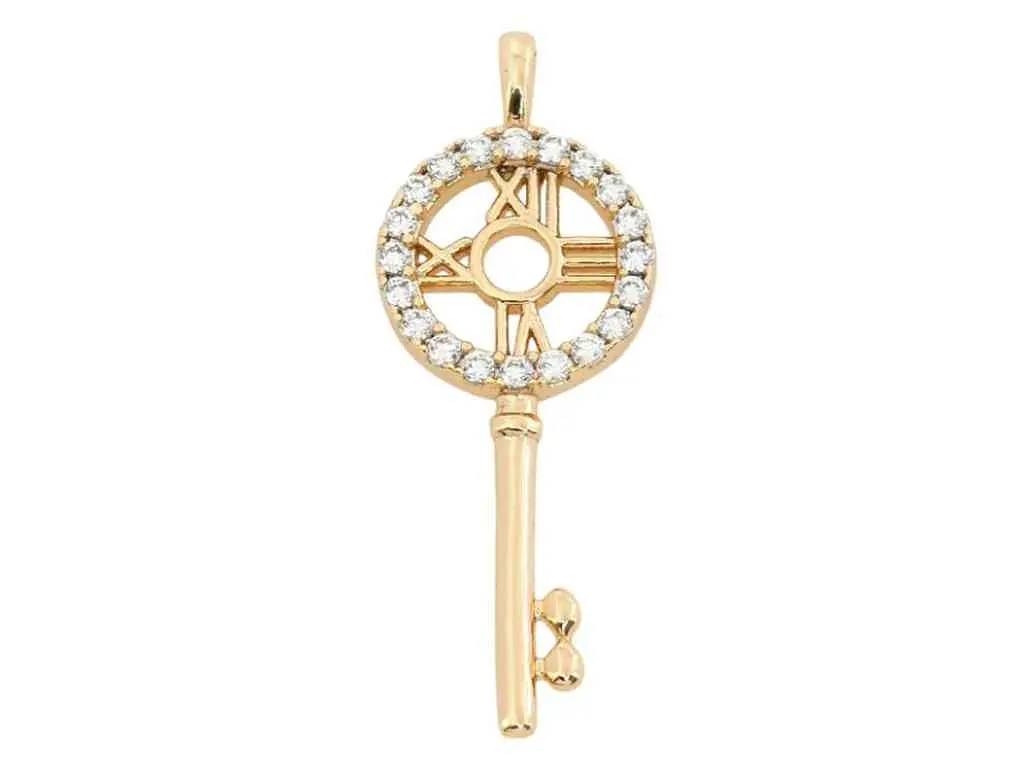 Кулон Xuping Позолота 18K Ключик для шнура, маленька петелька (183926)