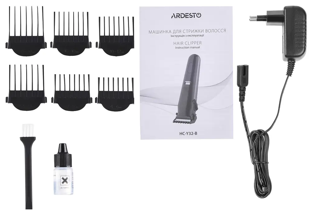 Машинка для стрижки Ardesto HC-Y32-B/4.5 Вт/чорний/Цифрова індикація заряду - фото 2